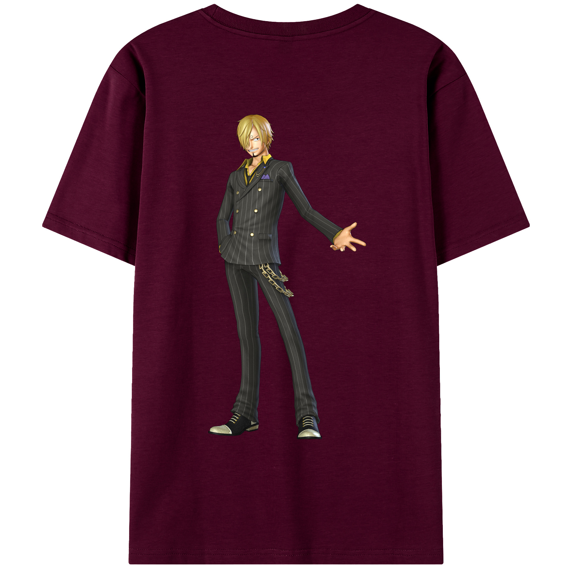 （画像用） ワンピース サンジ ONE PIECE Sanji レディース半袖Tシャツ(バックプリント)